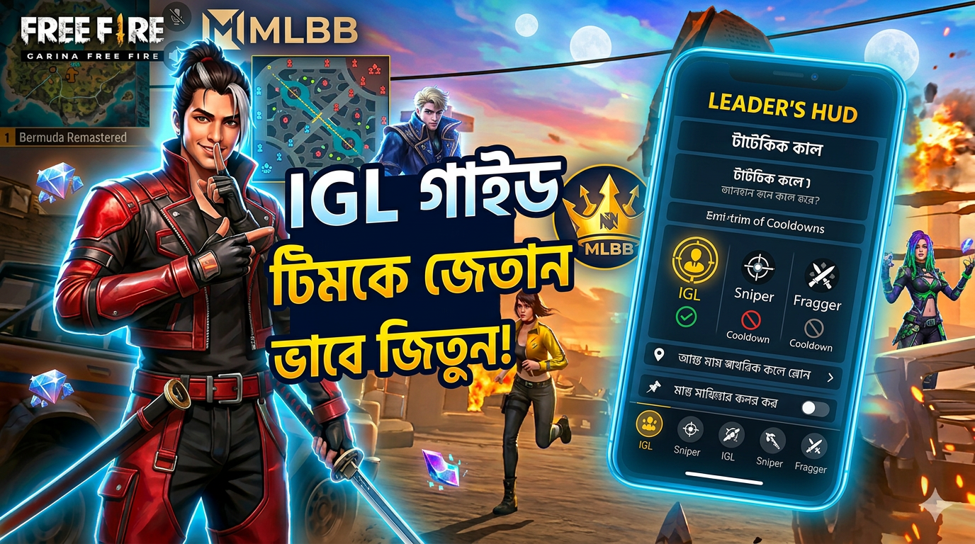 FF ও MLBB-তে IGL হওয়ার আলটিমেট গাইড: টিমকে জেতান এভাবে!