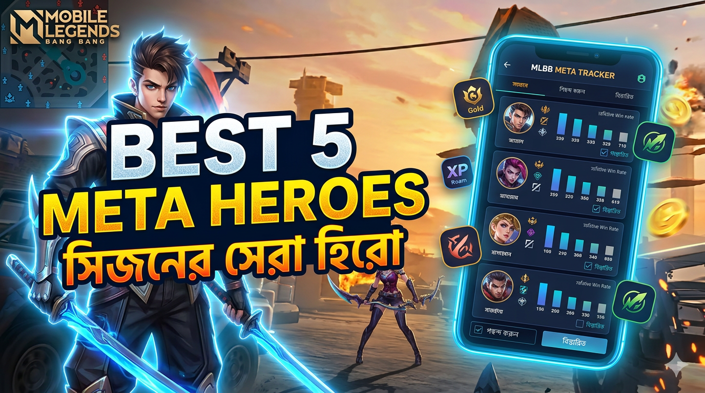 MLBB মেটা অ্যানালাইসিস: বর্তমান সিজনের সেরা ৫টি হিরো