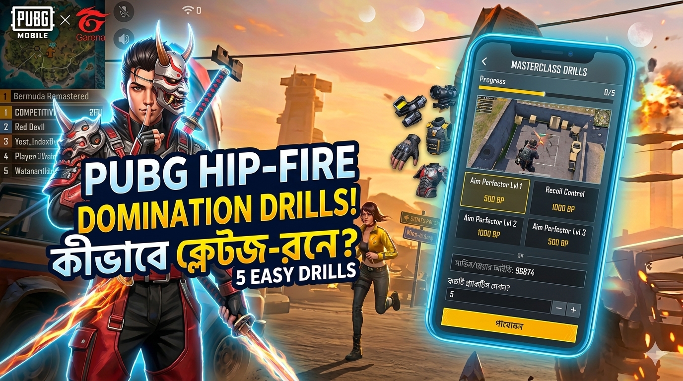 PUBG Mobile Hip-Fire Masterclass: 5 Drills for Close-Range Domination
