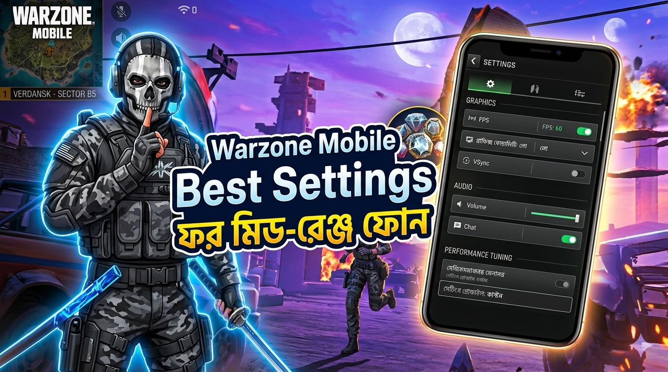 Warzone Mobile: Best Settings for Mid-Range Phones