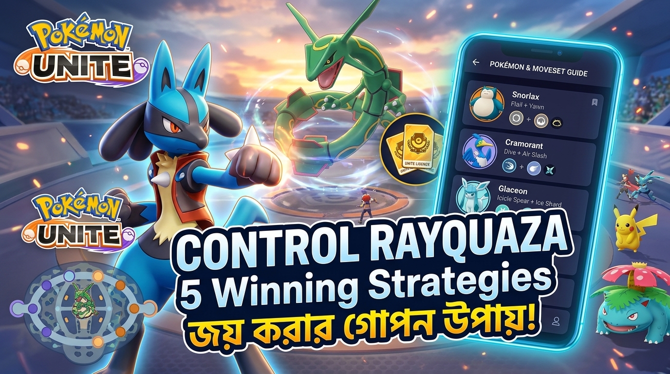 Control Rayquaza Pit: 5 Game-Winning Pokémon UNITE Strategies