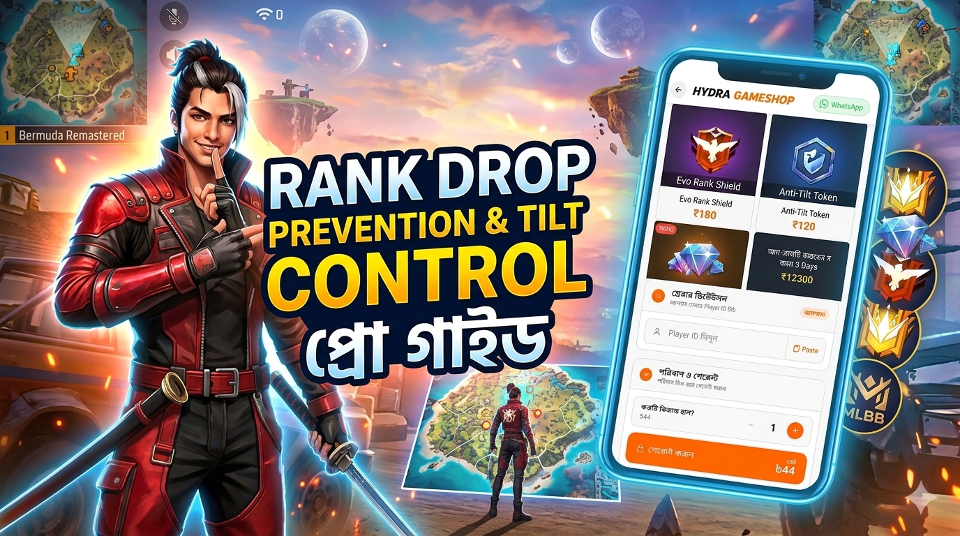 ফ্রি ফায়ার ও MLBB-তে র্যাঙ্ক ড্রপ এড়ানোর উপায়: গেমিং ‘টিল্ট’ কন্ট্রোল করার প্রো গাইড